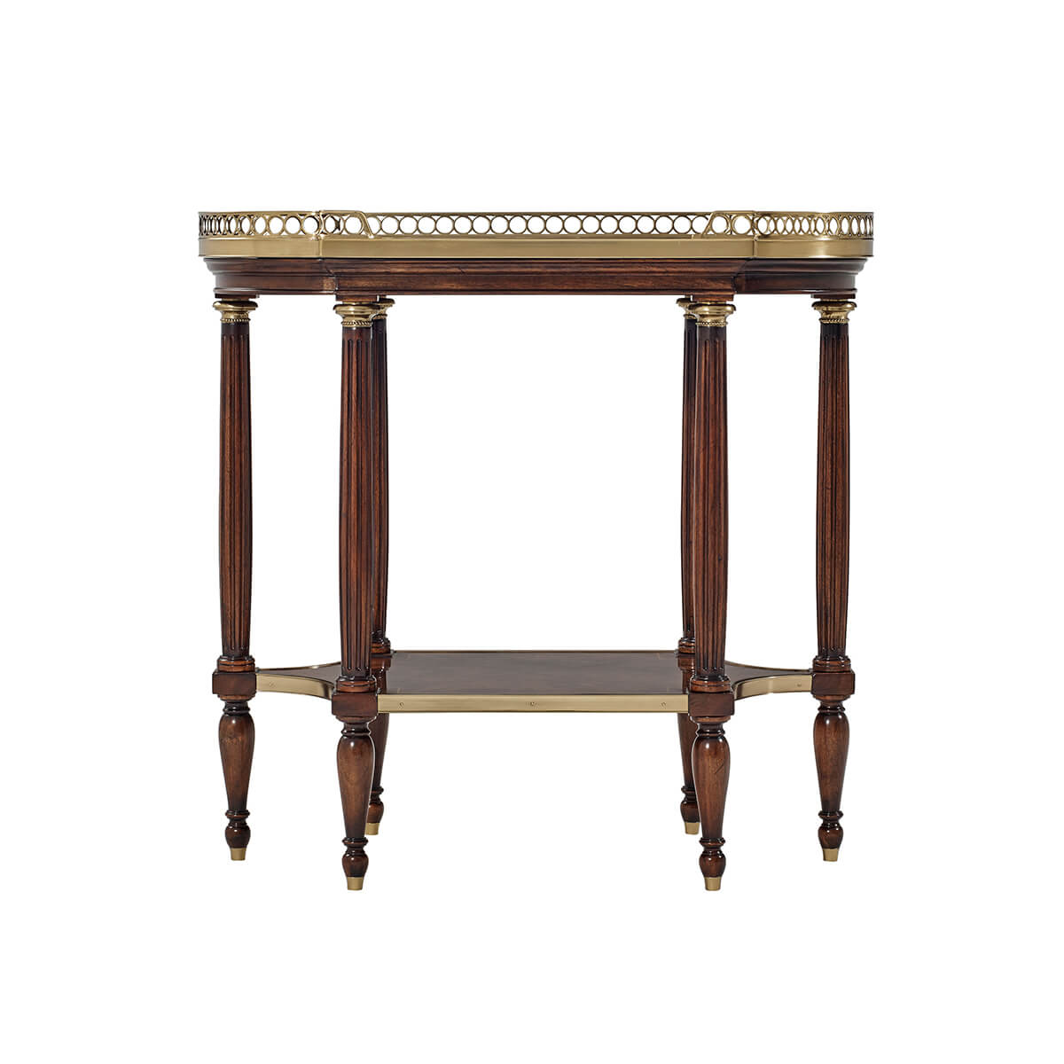 Louis XVI Marble Top Lamp Table - English Georgian America