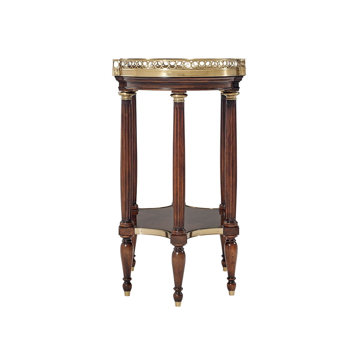 Louis XVI Marble Top Lamp Table - English Georgian America