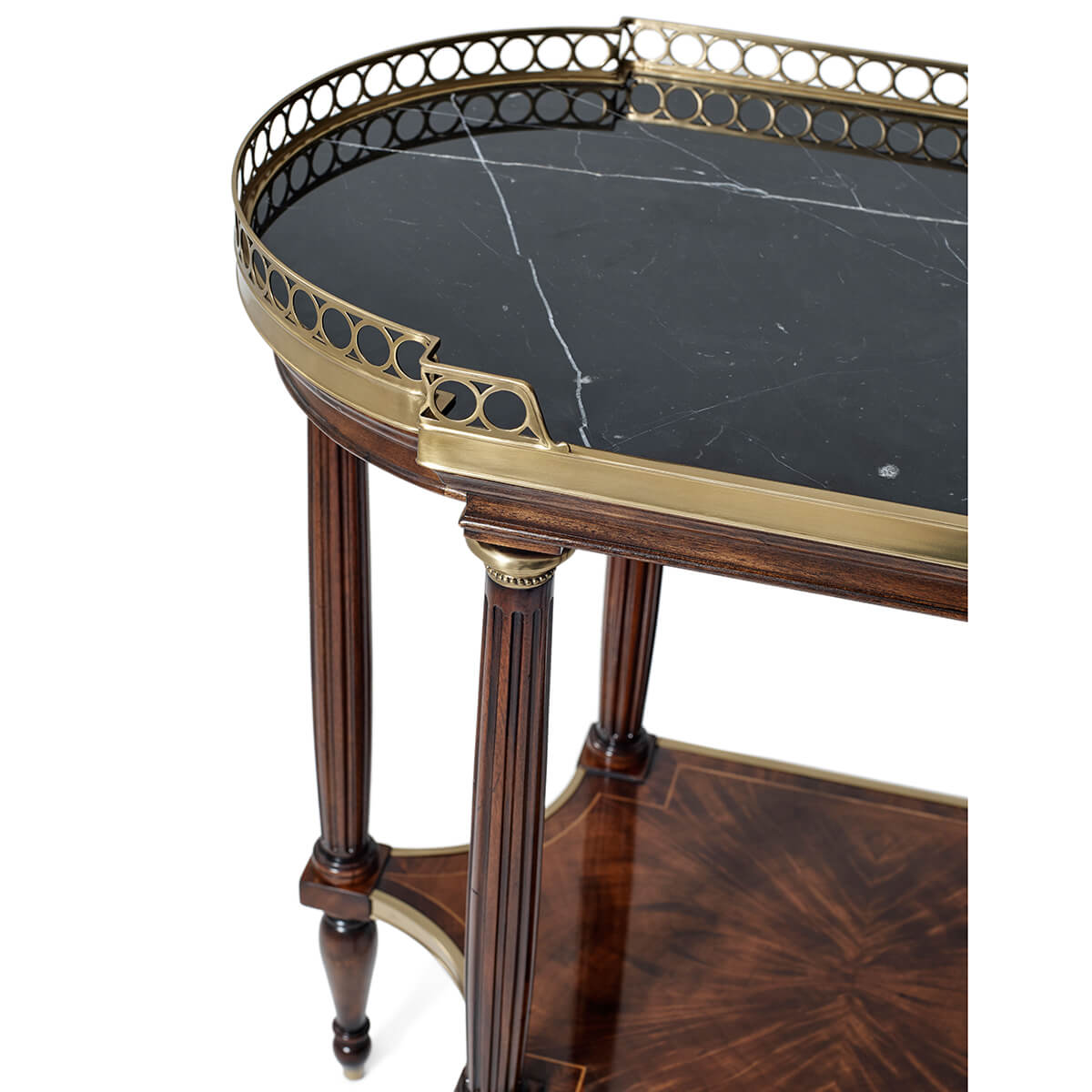Louis XVI Marble Top Lamp Table - English Georgian America