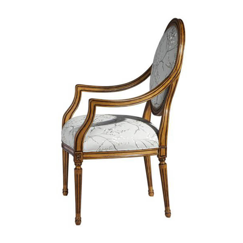 Louis XVI Oval Back Armchair - English Georgian America