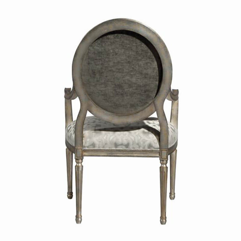 Louis XVI Oval Back Armchair - English Georgian America
