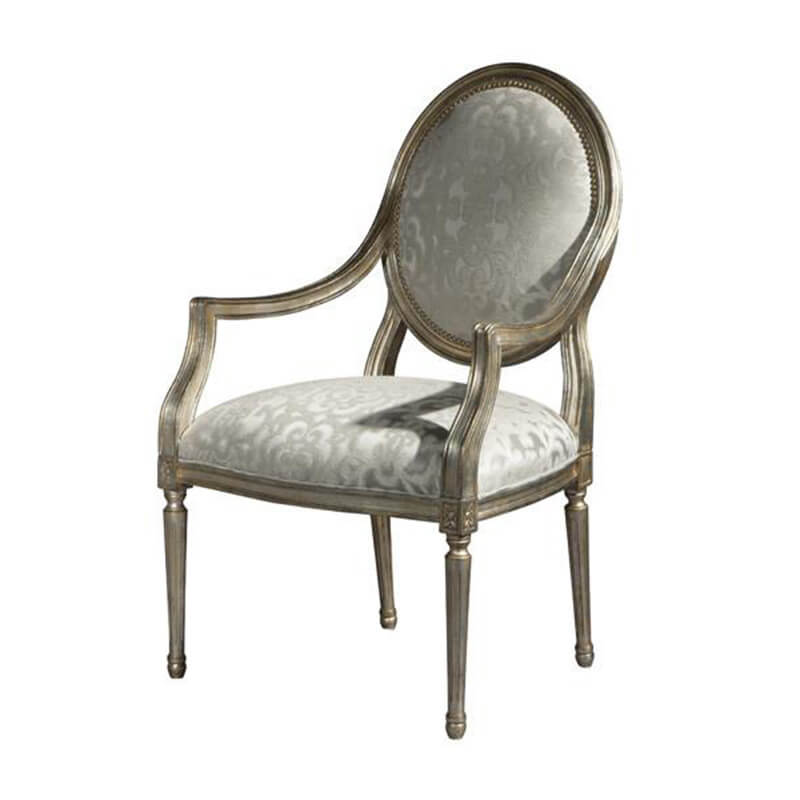Louis XVI Oval Back Armchair - English Georgian America