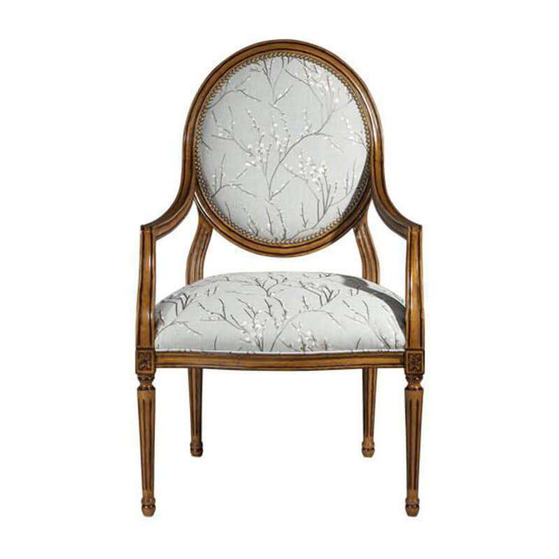 Louis XVI Oval Back Armchair - English Georgian America