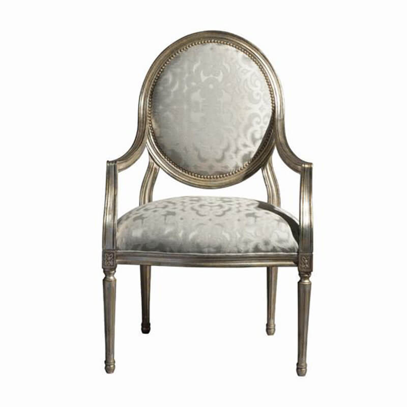Louis XVI Oval Back Armchair - English Georgian America