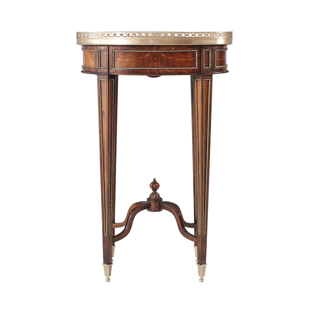 Louis XVI Oval End Table - English Georgian America