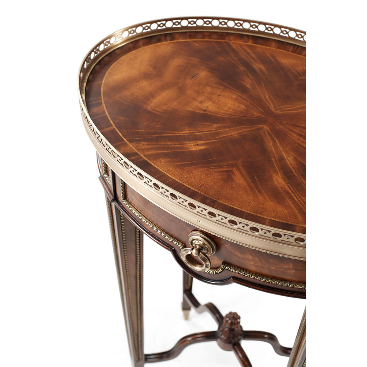 Louis XVI Oval End Table - English Georgian America