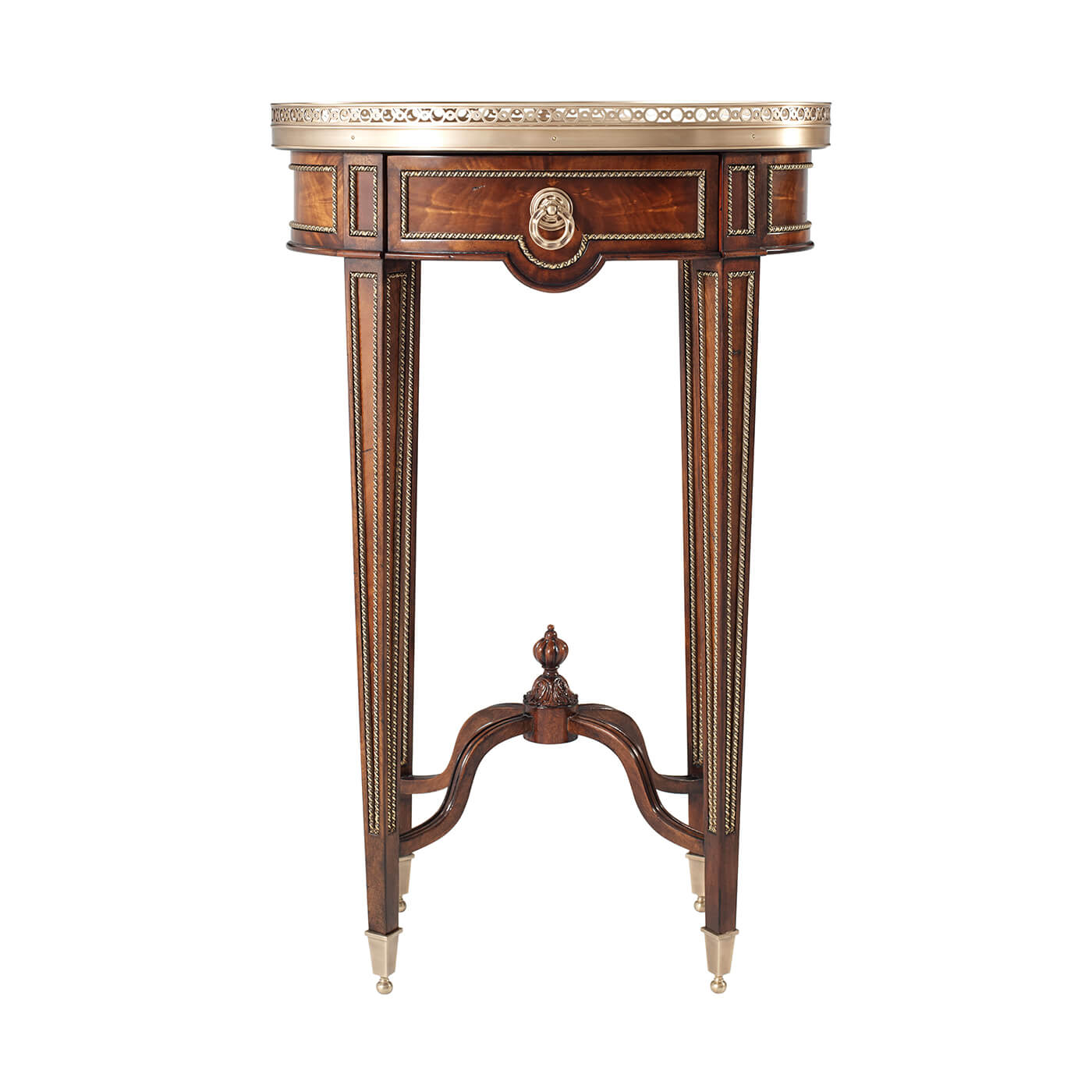 Louis XVI Oval End Table - English Georgian America