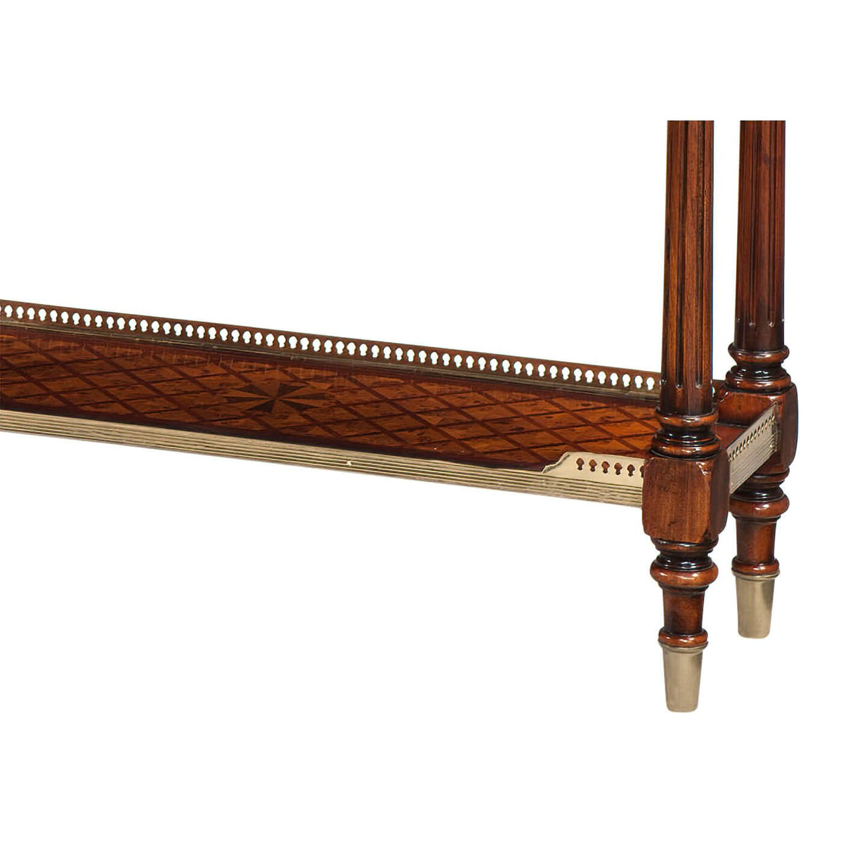 Louis XVI Parquetry Console Table - English Georgian America