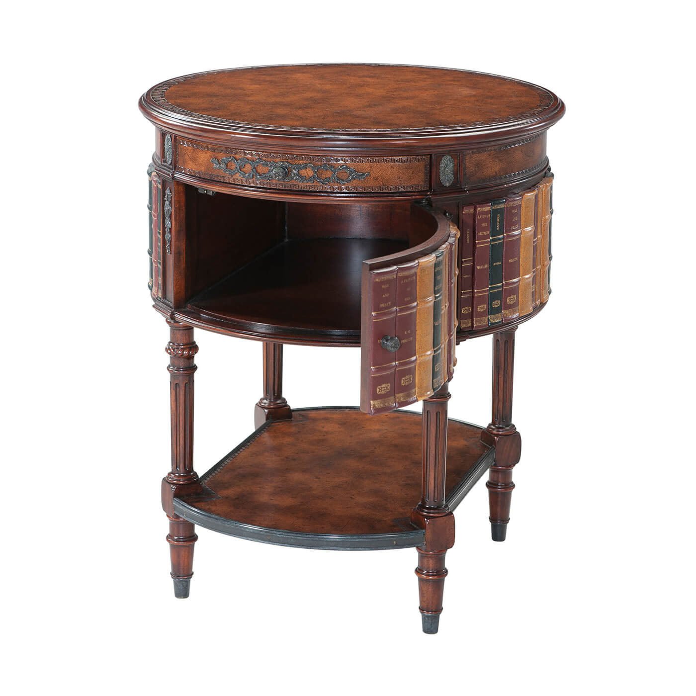 Louis XVI Round Lamp Table - English Georgian America