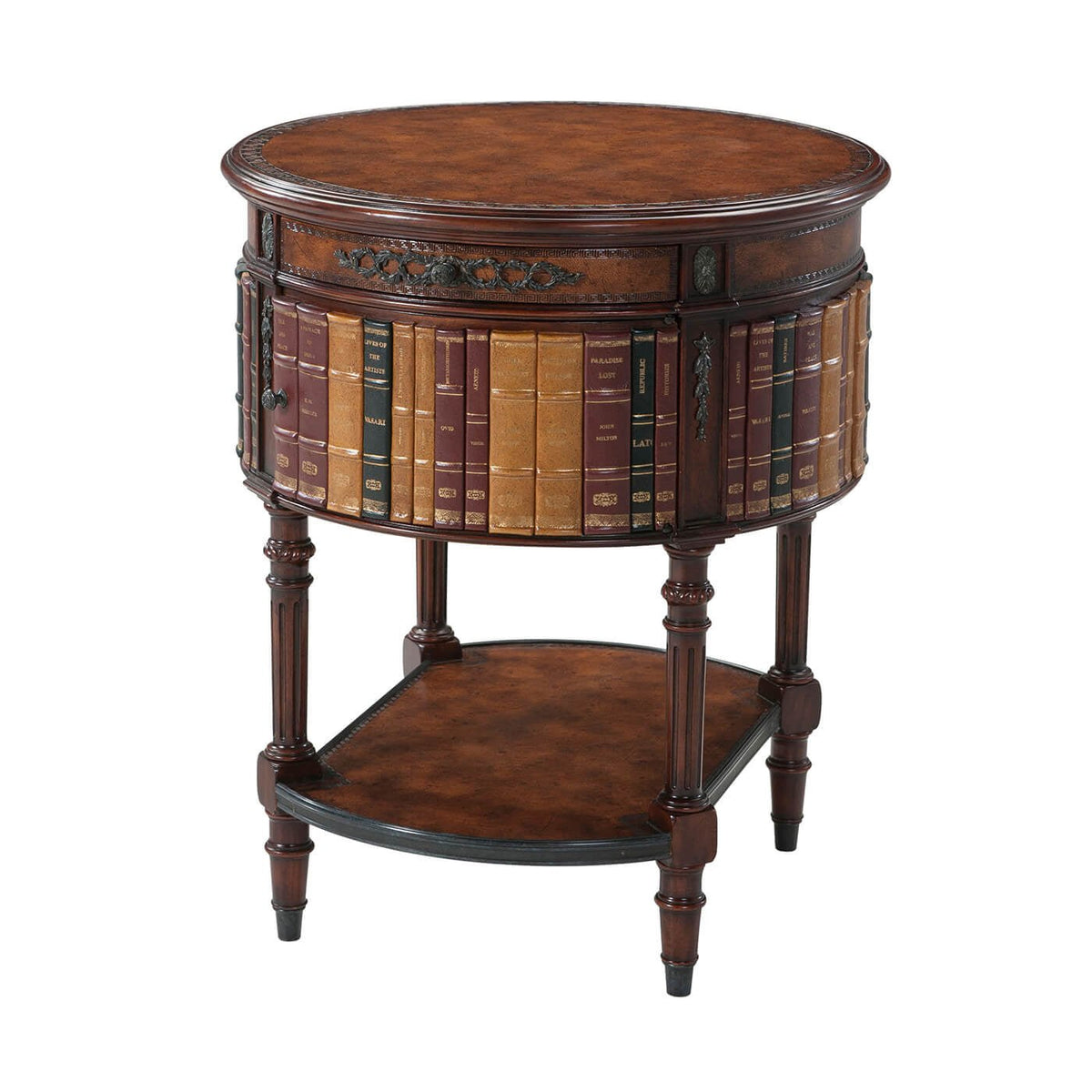 Louis XVI Round Lamp Table - English Georgian America