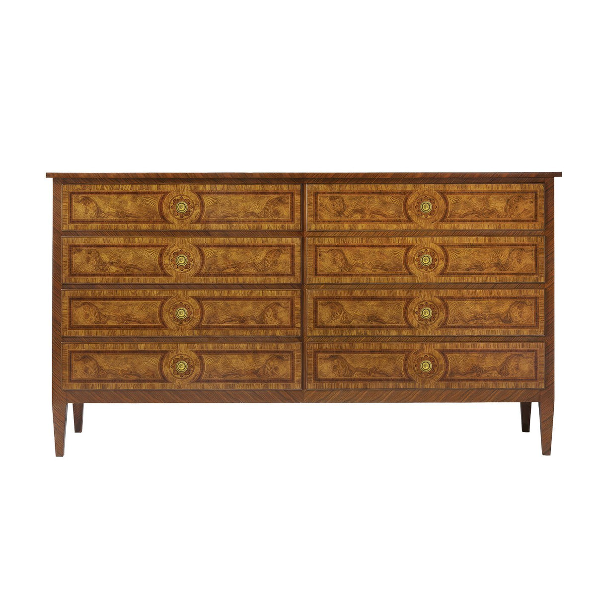 Louis XVI Style Burl Dresser - English Georgian America