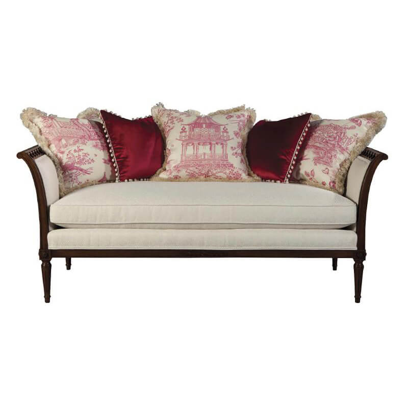 Louis XVI Style Love Seat Sofa - English Georgian America