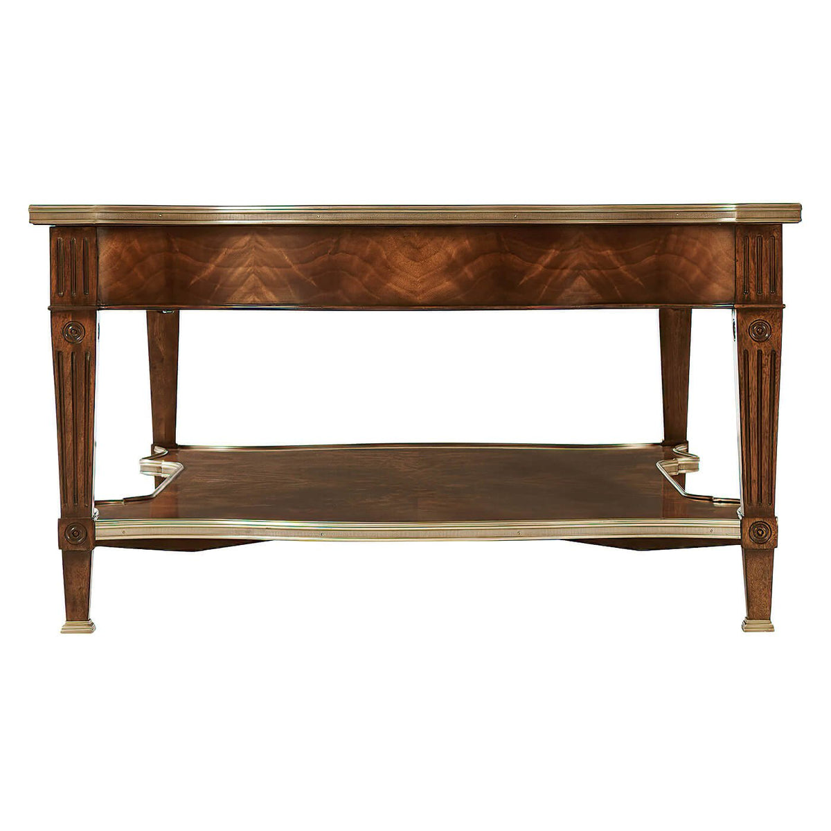 Louis XVI Style Mahogany Cocktail Table - English Georgian America