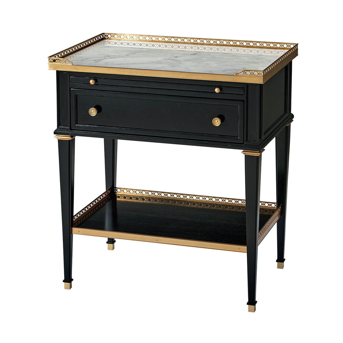 Louis XVI Style Nightstand - English Georgian America