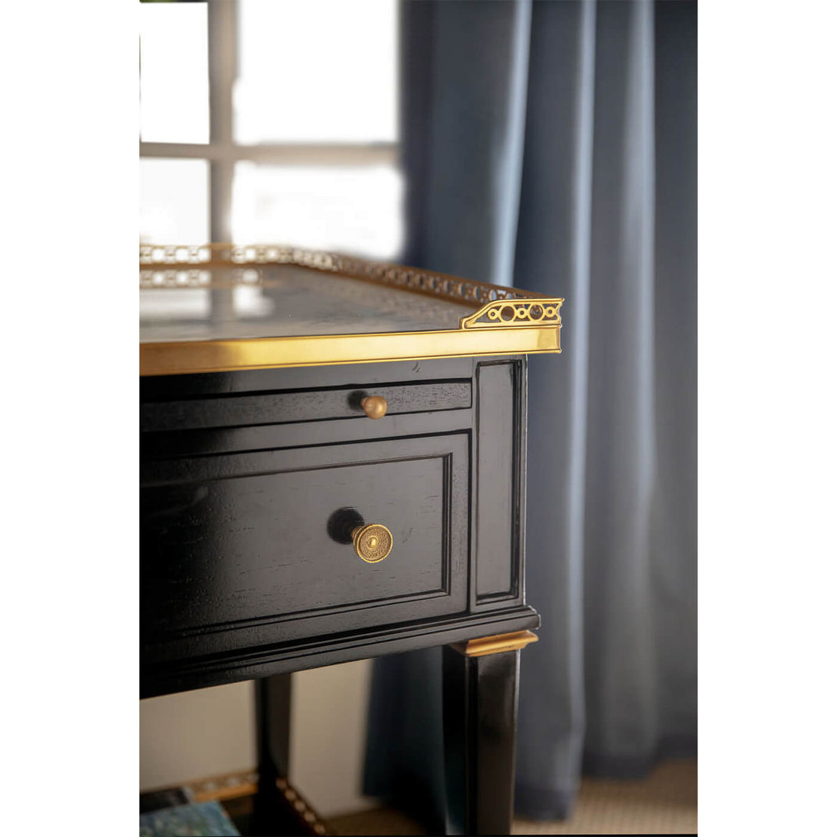 Louis XVI Style Nightstand - English Georgian America