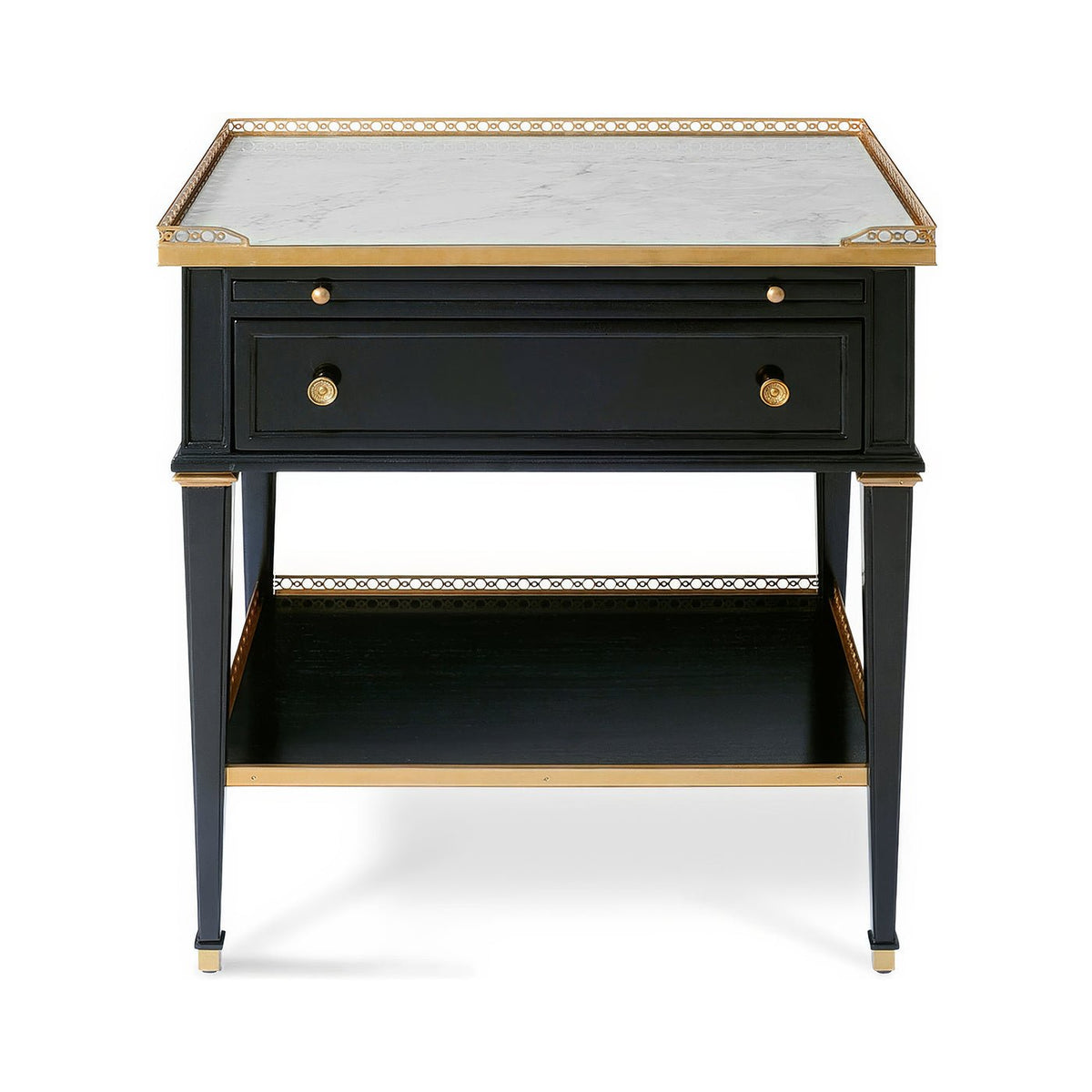 Louis XVI Style Nightstand - English Georgian America