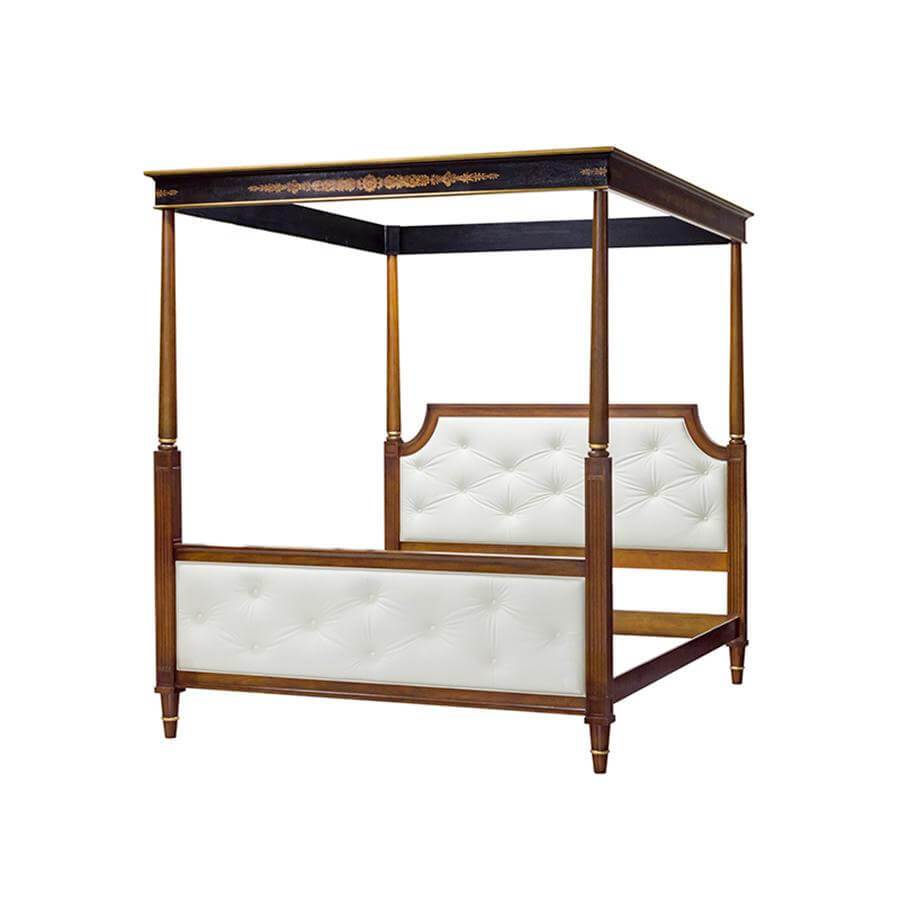 Louis XVI Upholstered Bed - English Georgian America