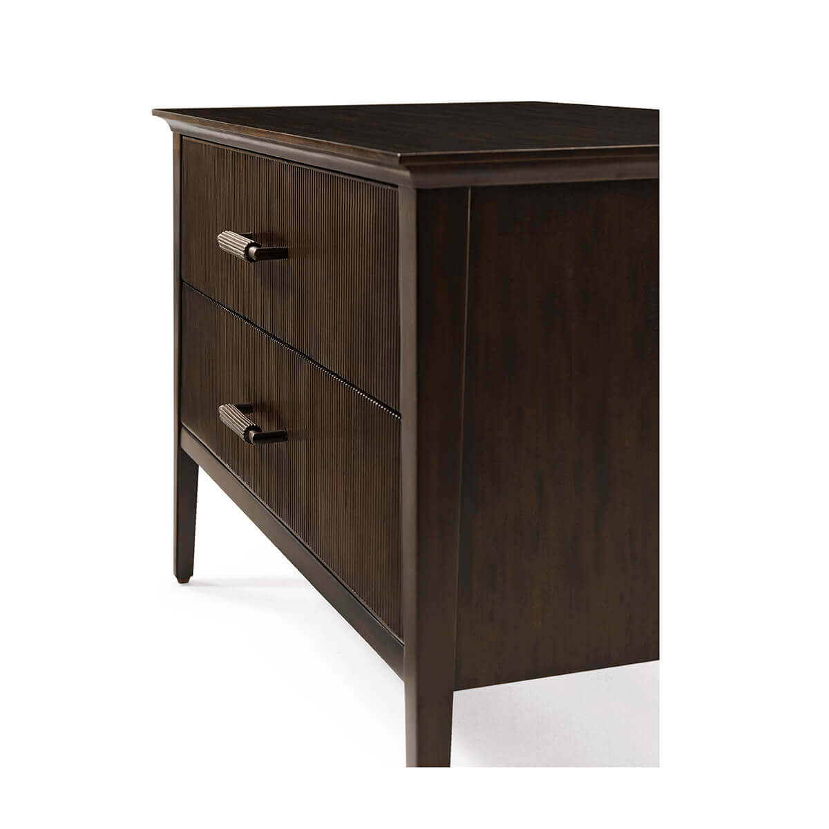 Low Mid Century Style Nightstand - English Georgian America