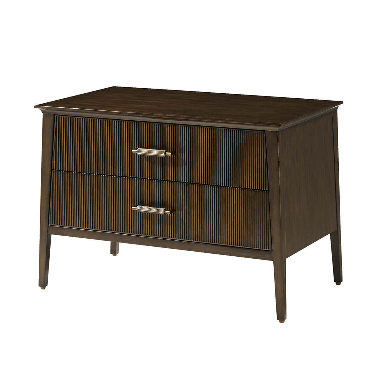 Low Mid Century Style Nightstand - English Georgian America