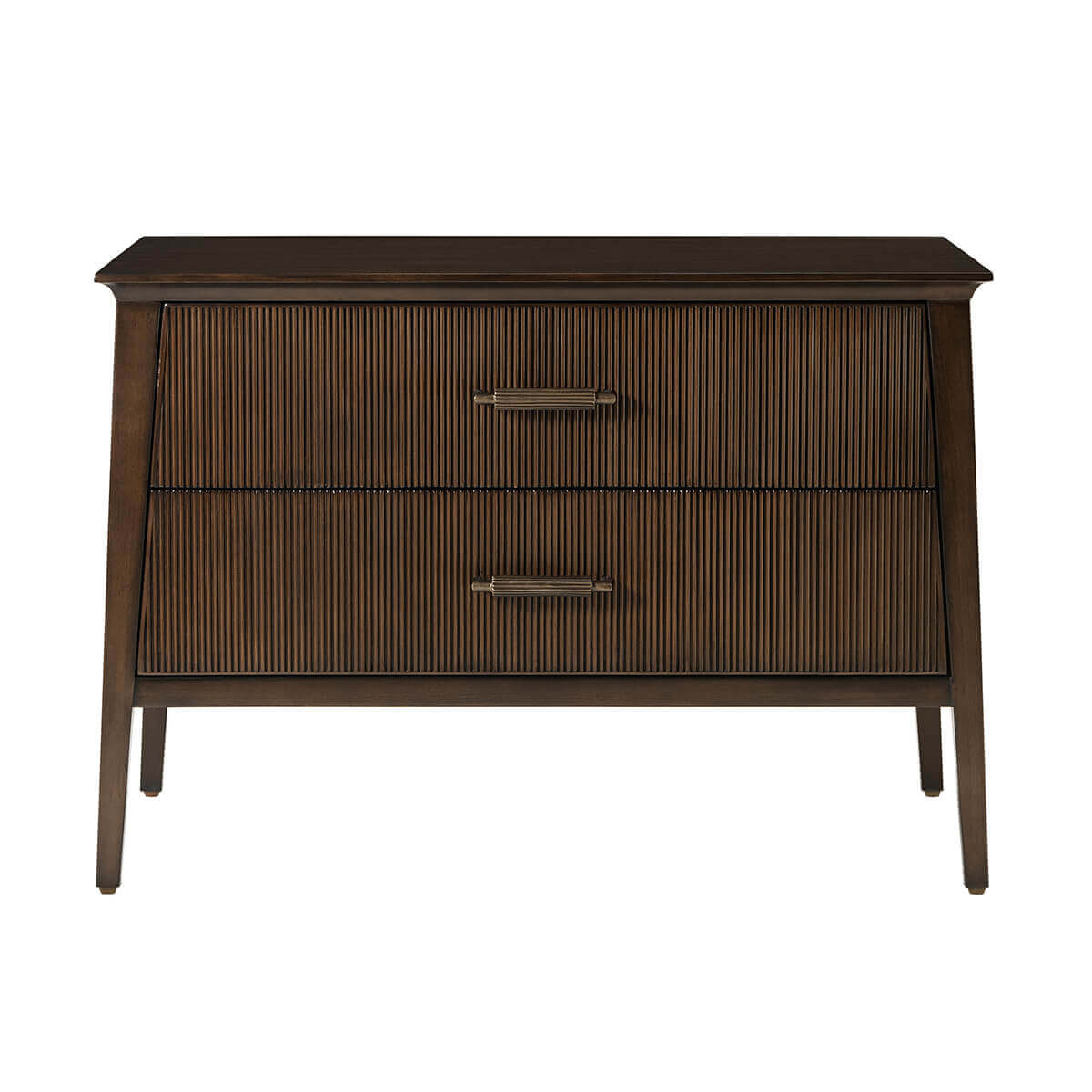 Low Mid Century Style Nightstand - English Georgian America
