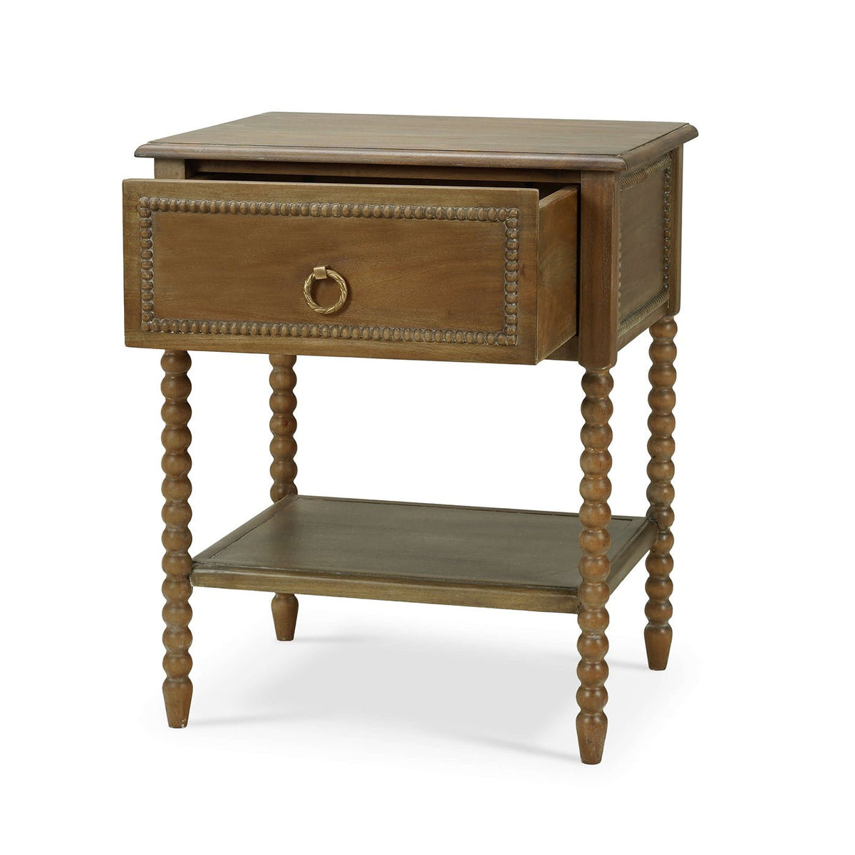 Mahogany Antique Nightstand - English Georgian America