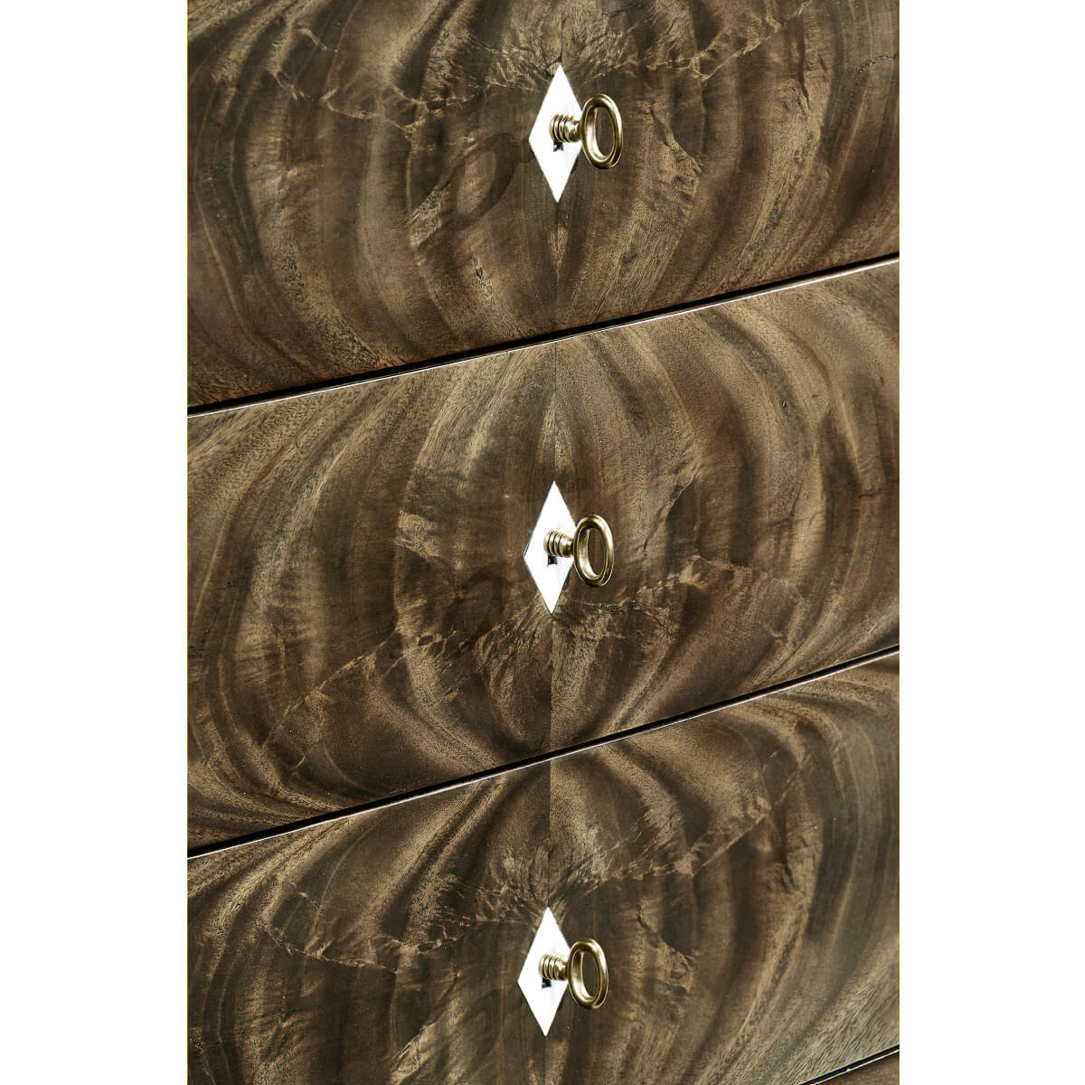 Mahogany Bowfront Chest - English Georgian America