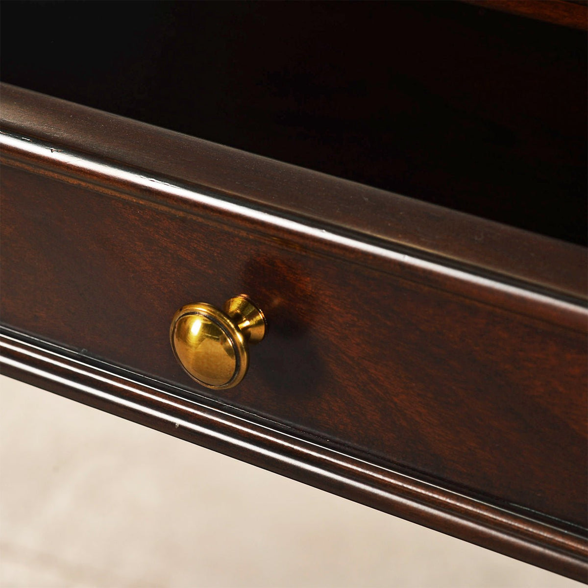 Mahogany Classic Console Table - English Georgian America