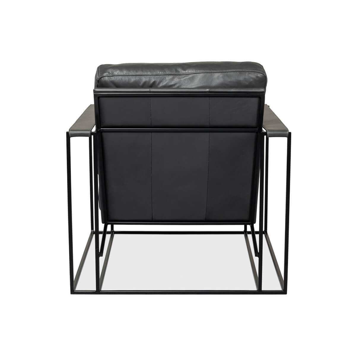 Manhattan Leather Armchair - English Georgian America