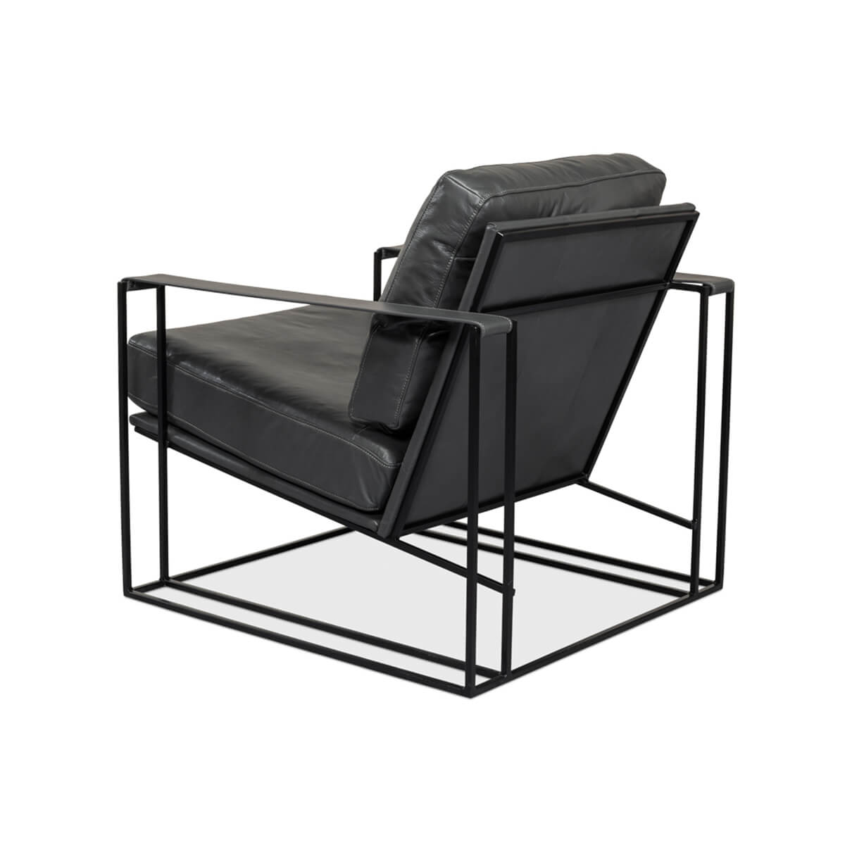 Manhattan Leather Armchair - English Georgian America