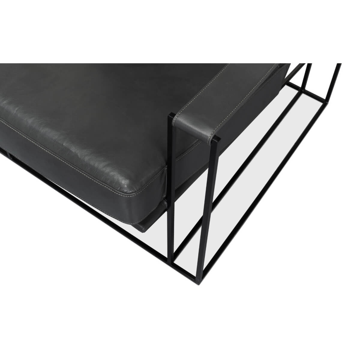 Manhattan Leather Armchair - English Georgian America