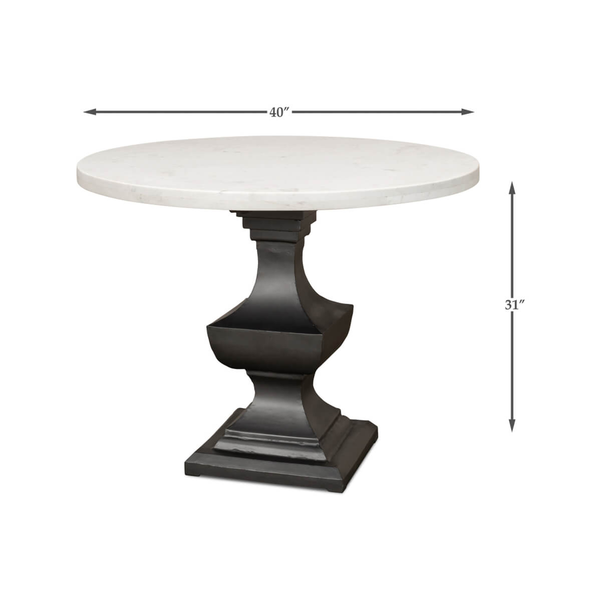 Marble Top Dining Table - English Georgian America