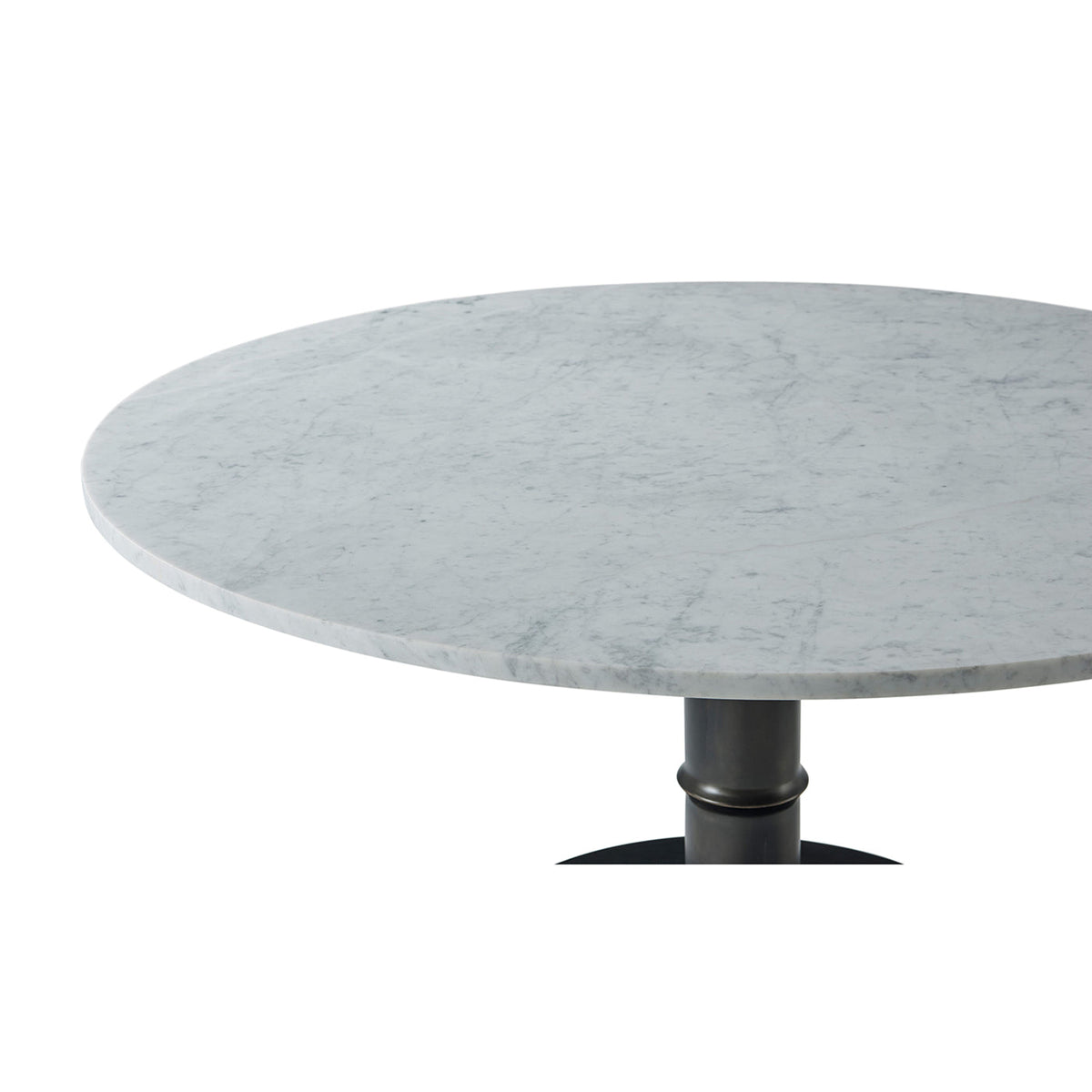 Marble Top Round Dining Table - English Georgian America