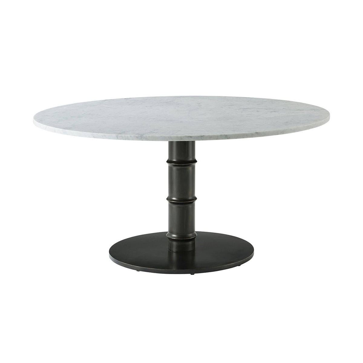 Marble Top Round Dining Table - English Georgian America