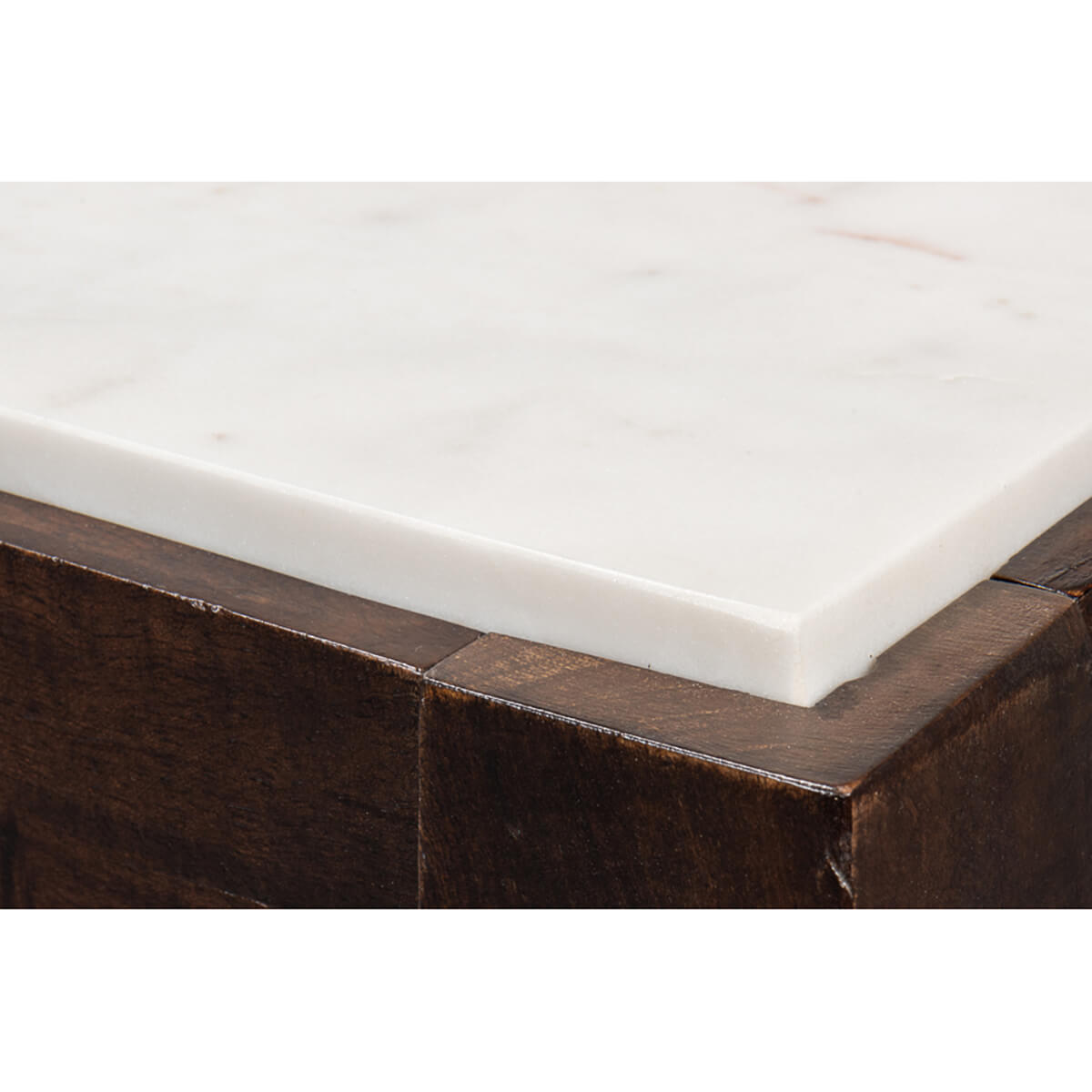 Marble Top Two Tier Console Table - English Georgian America