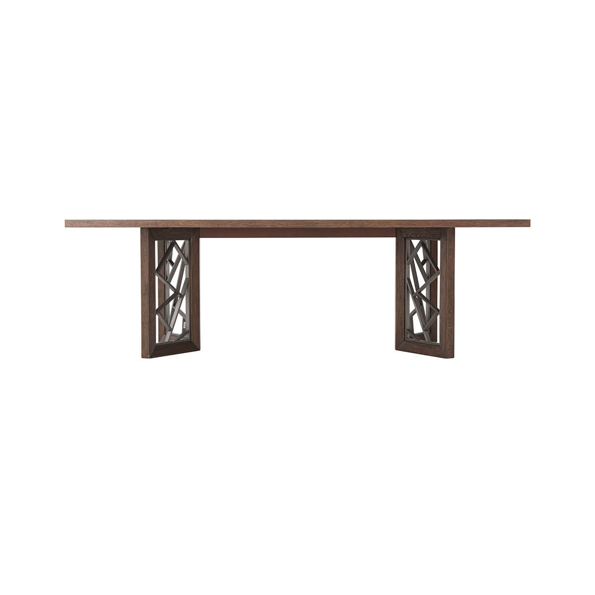 Medium Modern Oak Dining Table - English Georgian America