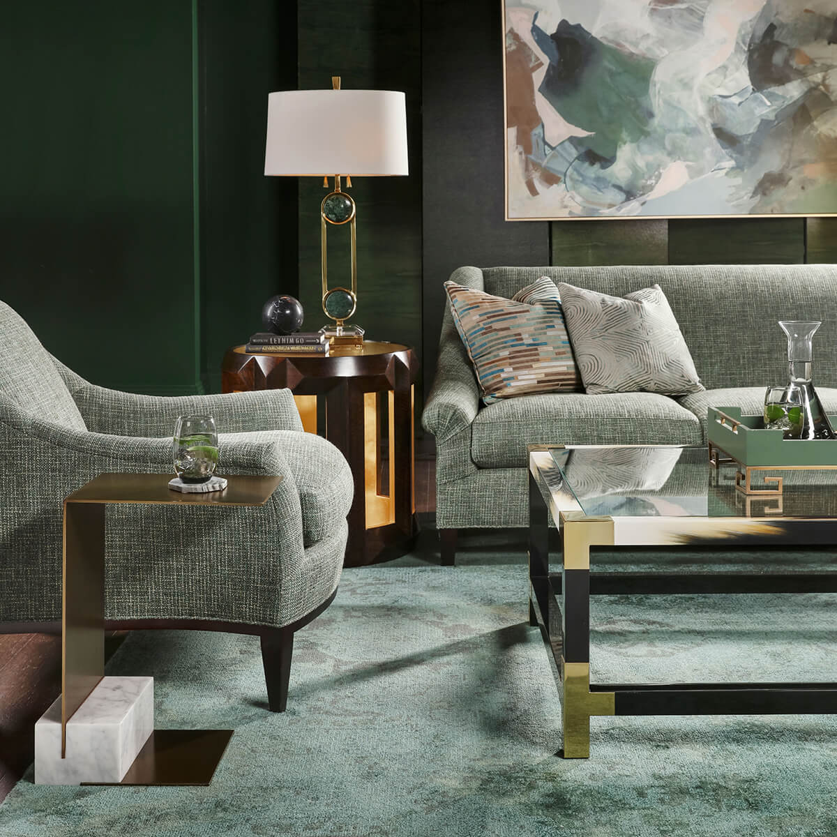 Mid Century Accent Table - English Georgian America