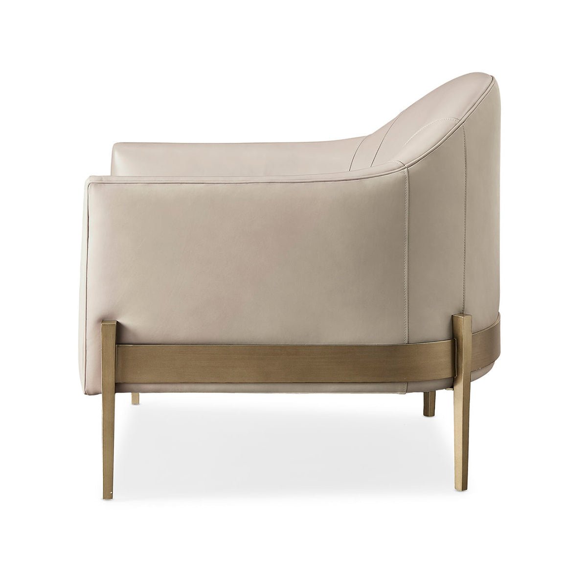 Mid Century Barrel Back Armchair - English Georgian America