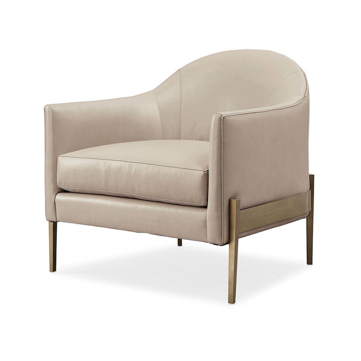 Mid Century Barrel Back Armchair - English Georgian America