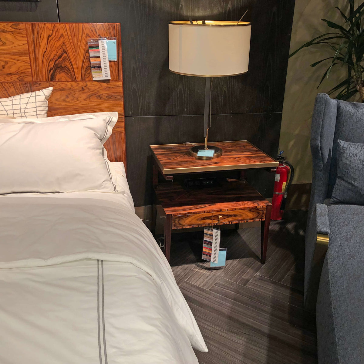 Mid Century Bedside Table - English Georgian America