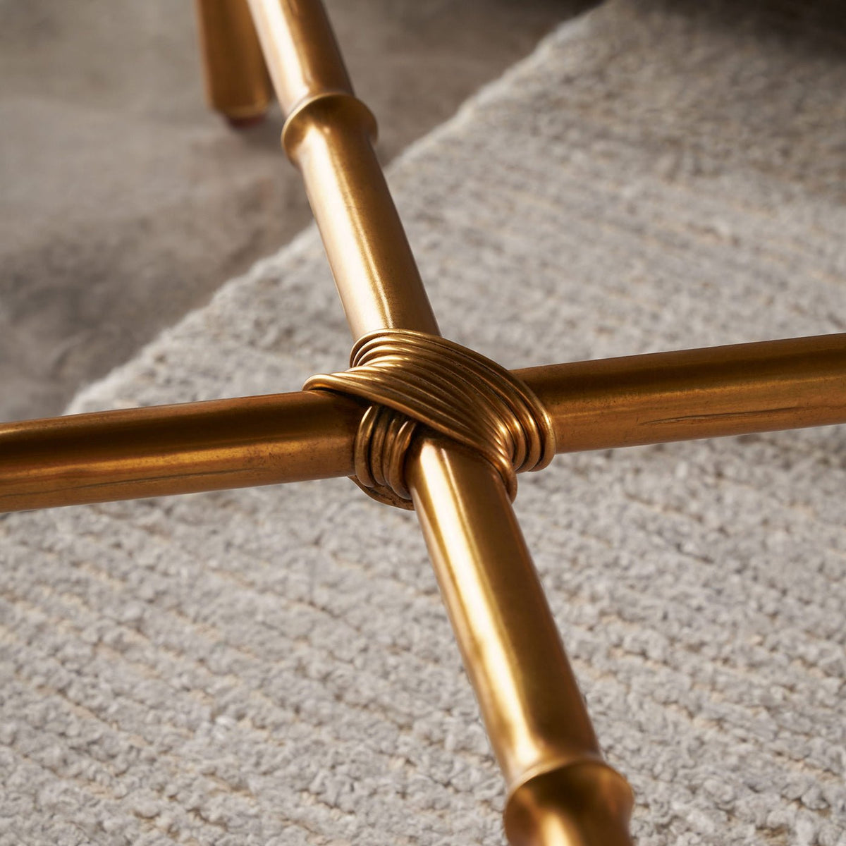 Mid Century Burl Top End Table - English Georgian America