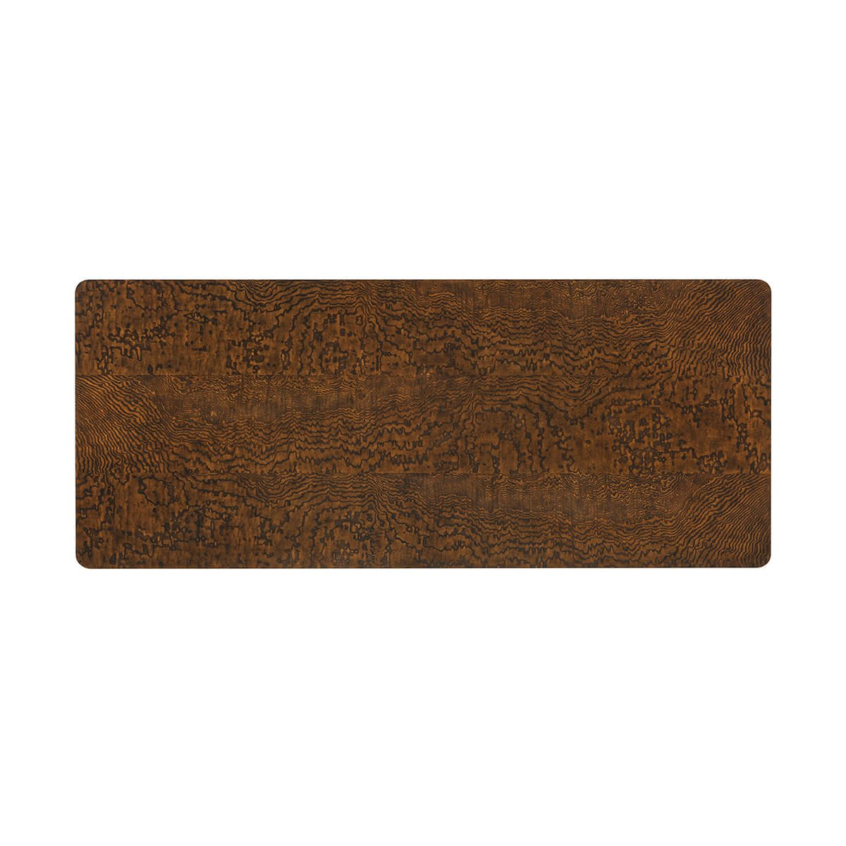 Mid Century Burl Top Writing Table - English Georgian America