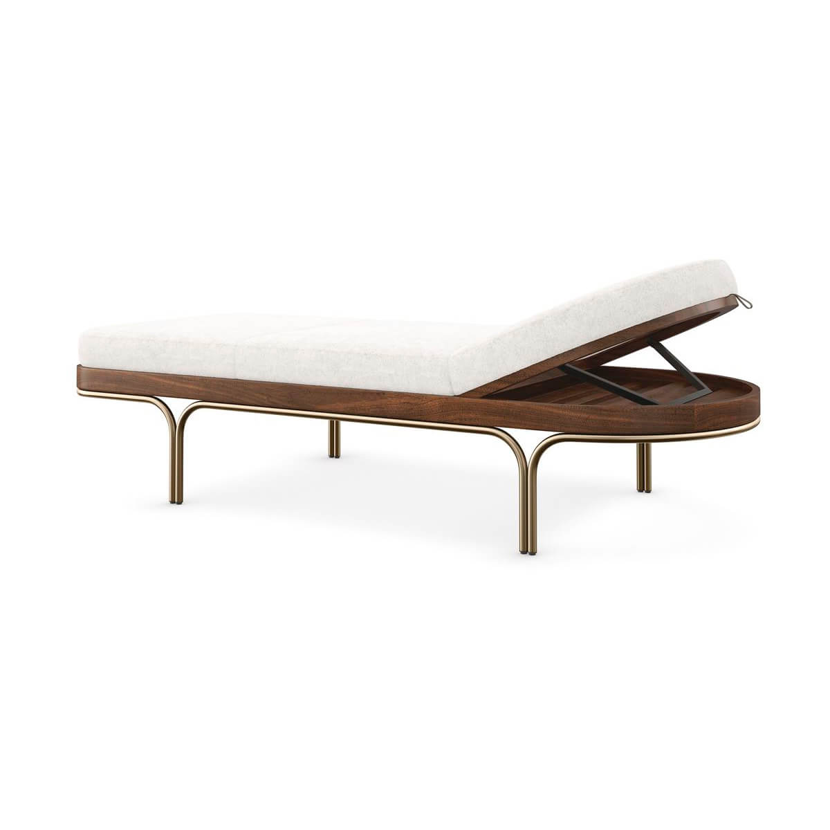 Mid Century Chaise Lounge - English Georgian America
