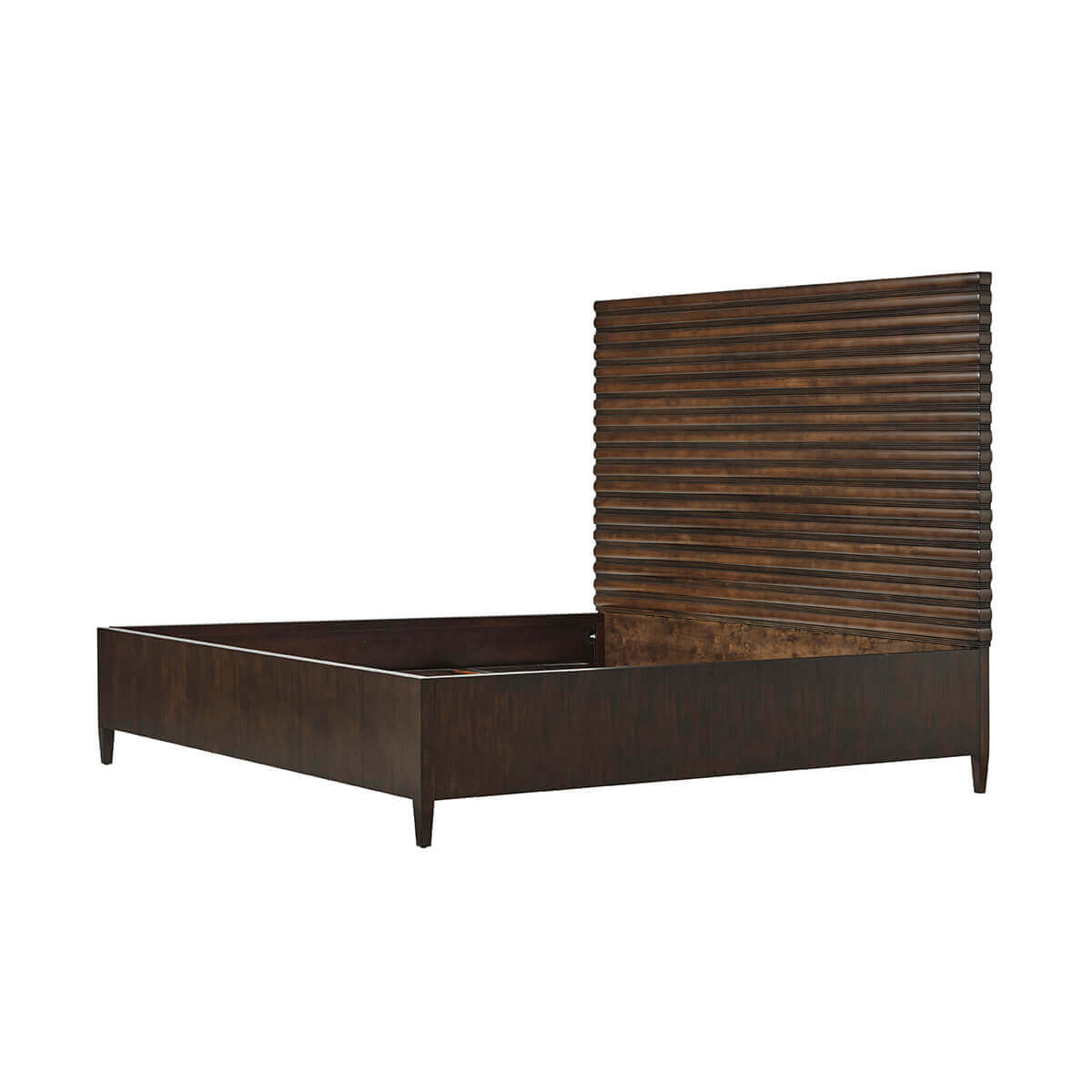 Elevate Your Bedroom with the Mid Century Channeled Bed - English ...