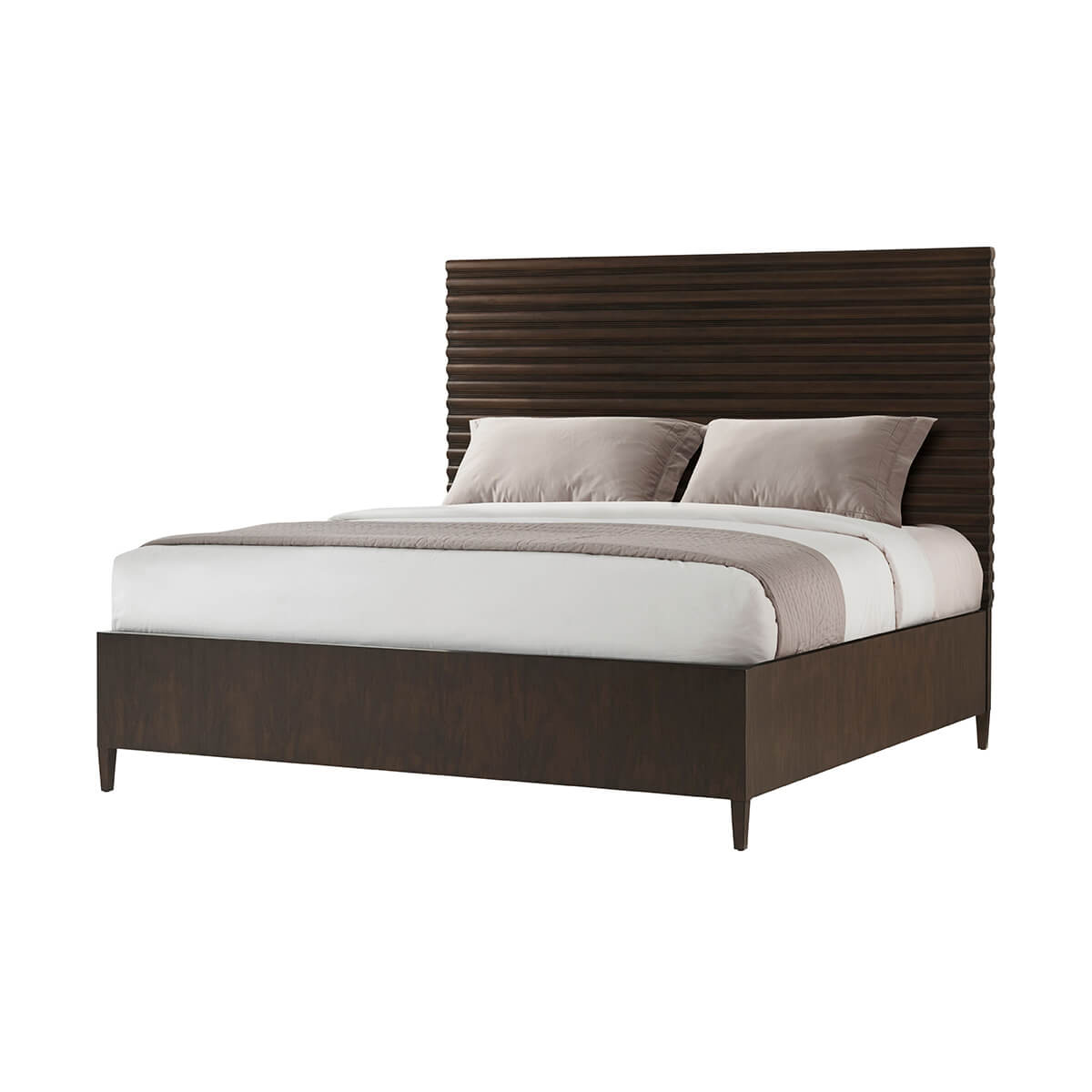 Elevate Your Bedroom with the Mid Century Channeled Bed - English ...