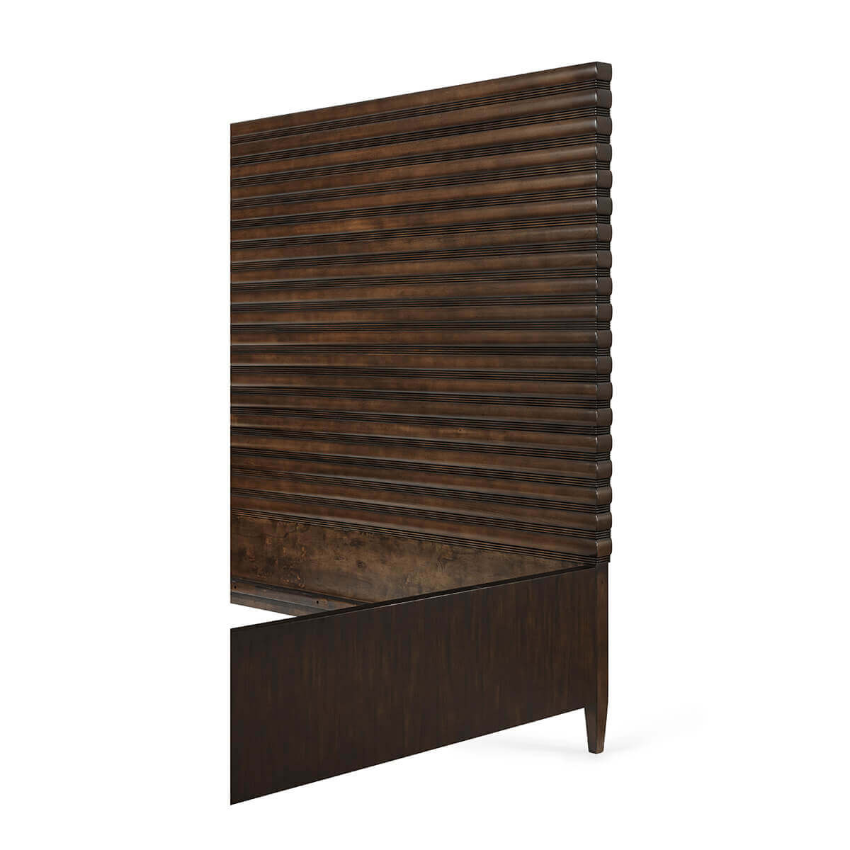 Mid Century Channeled Bed - English Georgian America