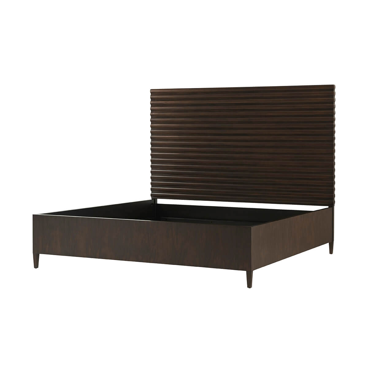 Mid Century Channeled Bed - English Georgian America