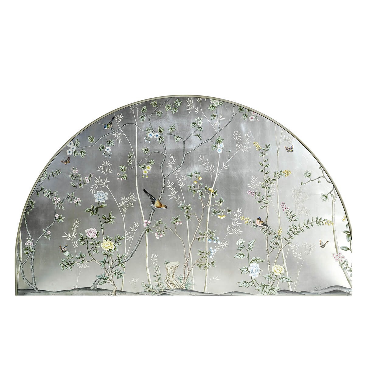 Mid Century Chinoiserie King Bed - English Georgian America