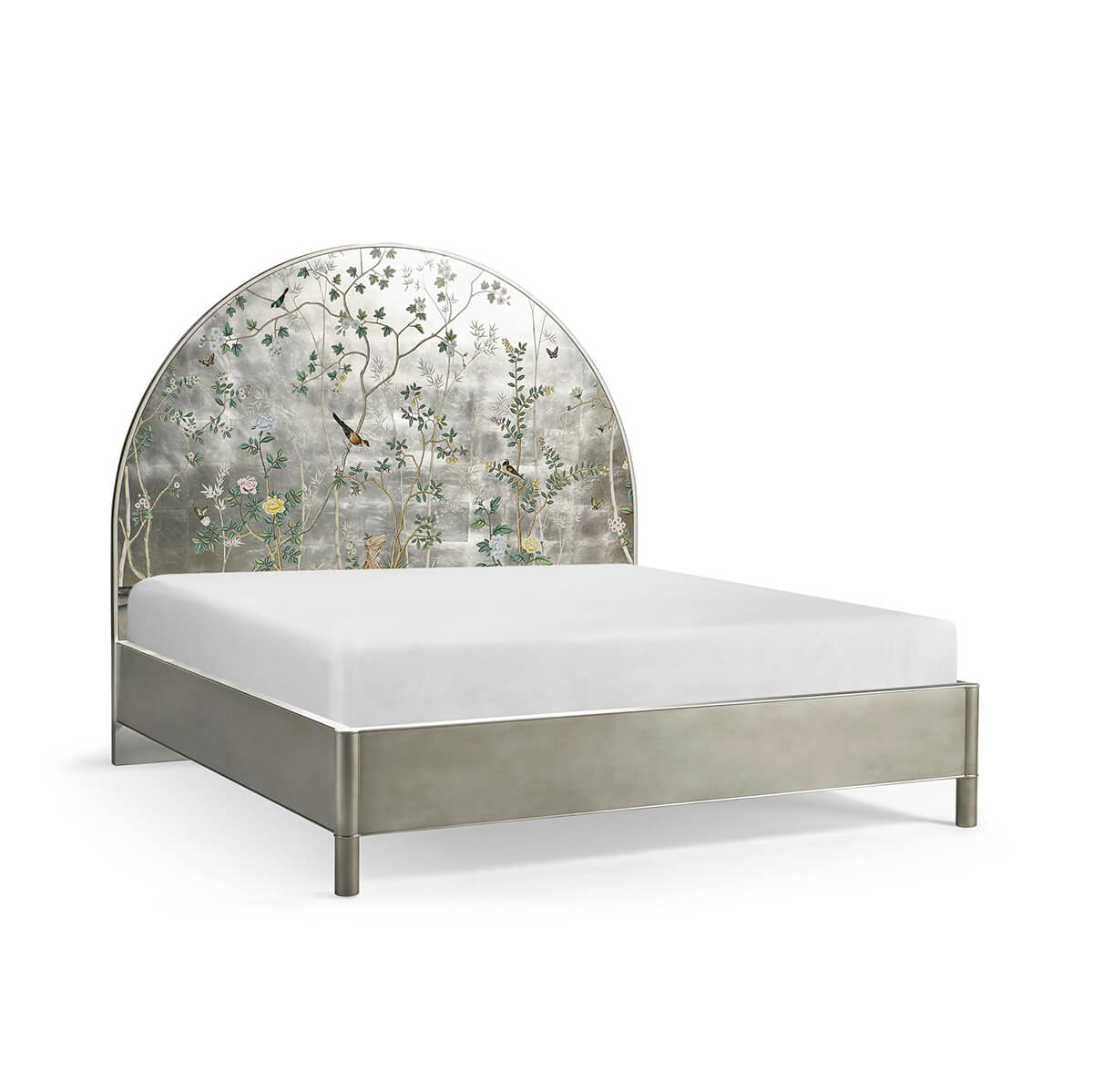 Mid Century Chinoiserie King Bed - English Georgian America