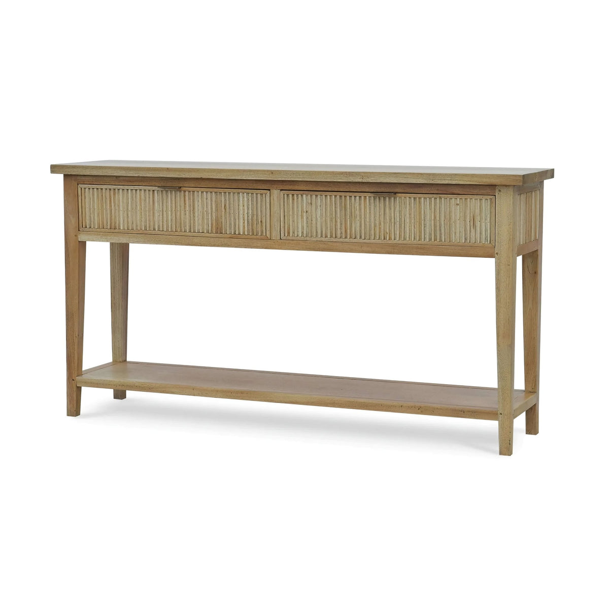 Mid Century Console Table – Fruitwood Finish - English Georgian America