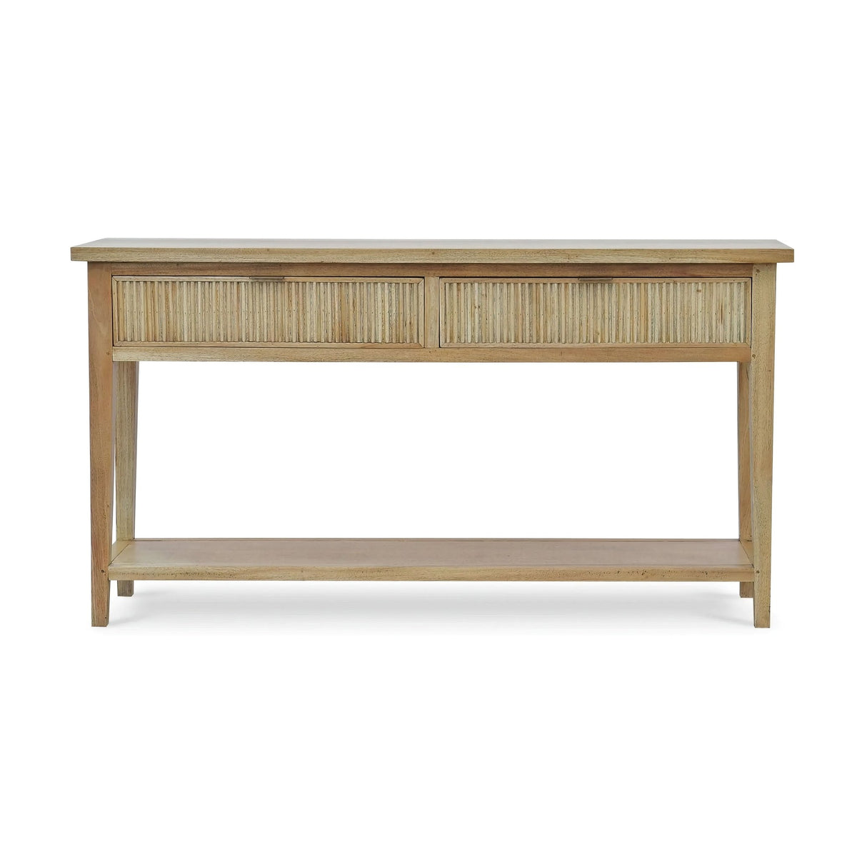 Mid Century Console Table – Fruitwood Finish - English Georgian America